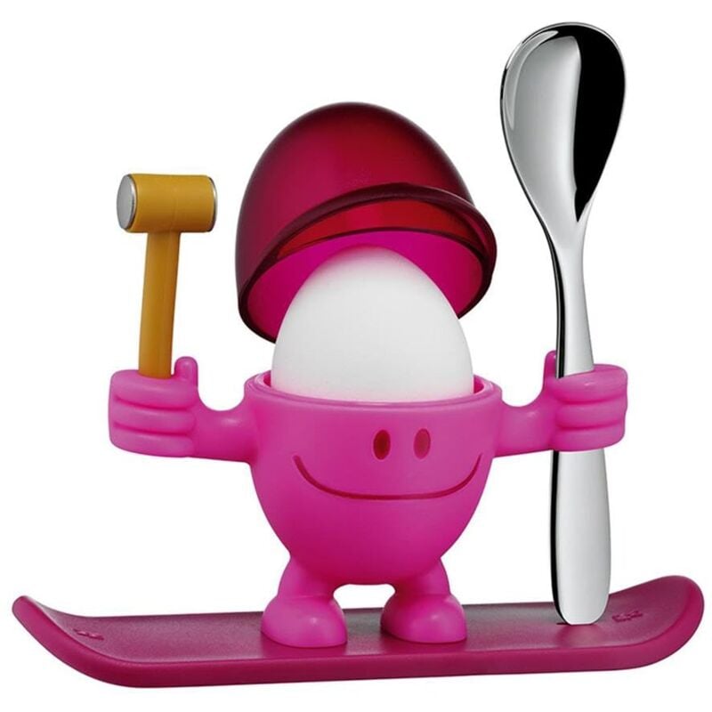 foto del prodotto portauovo mcegg bimbo con cucchiaio acciaio inox, plastica, rosa wmf