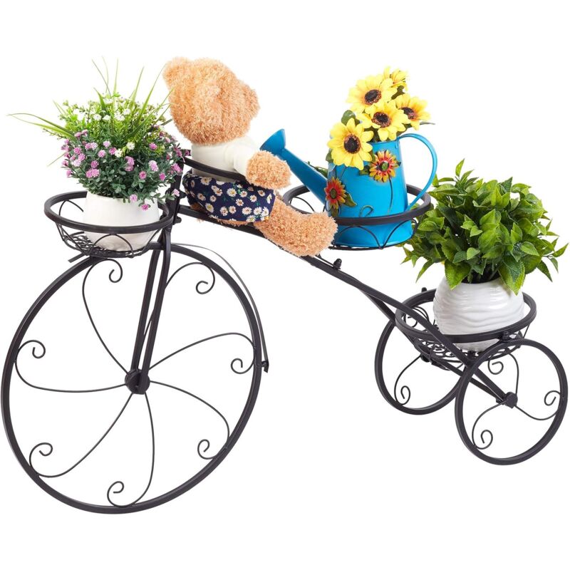foto del prodotto portavasi da esterno porta piante bicicletta in ferro interno giardino creativa balcone unho
