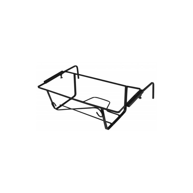 foto del prodotto portavaso da balcone regolabile nero cm. 50 6 pz