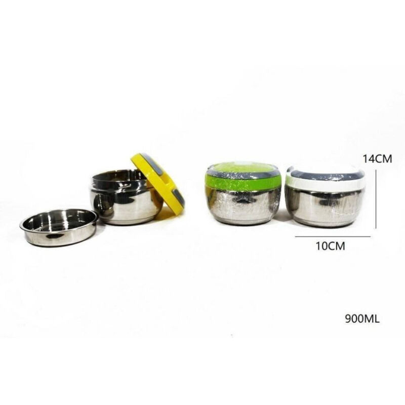 foto del prodotto portavivande ermetico 900ml contenitore inox abs contenitore porta pranzo trade shop traesio