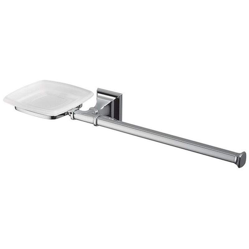 foto del prodotto portofino porta salviette con porta sapone dx bidet cromato codice prod b3274dcr van colombo design