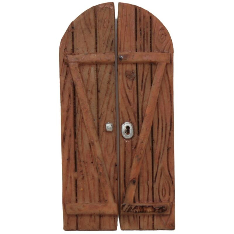 foto del prodotto portone in resina h 11,5 x 5,5 cm per presepe c3228