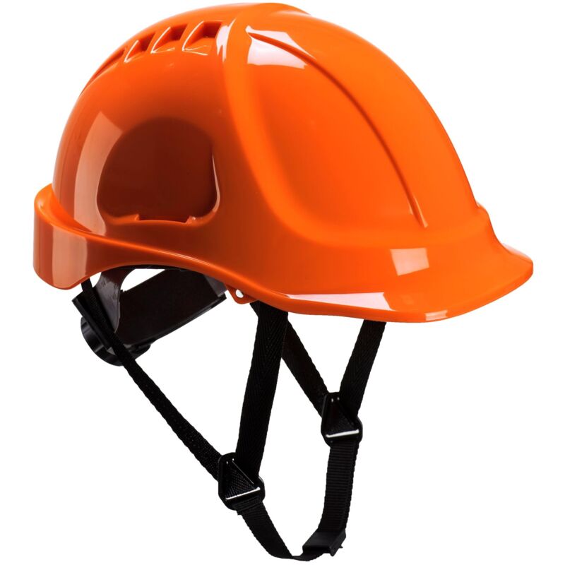 foto del prodotto portwest ps54 casco di sicurezza da cantiere leggero endurance arancione