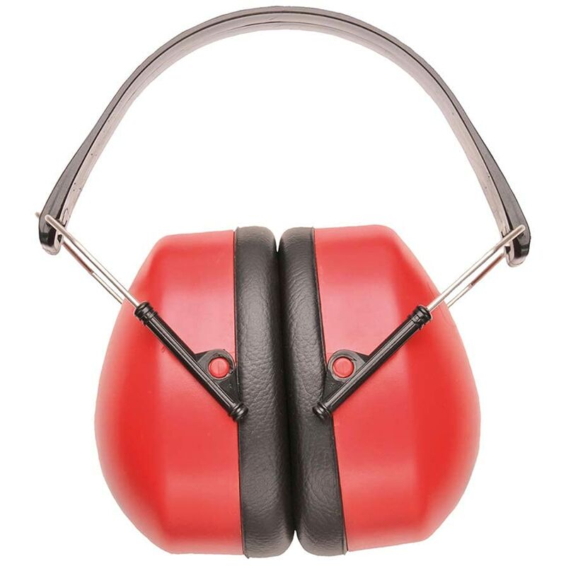 foto del prodotto portwest pw41rer cuffie antirumore, colore rosso