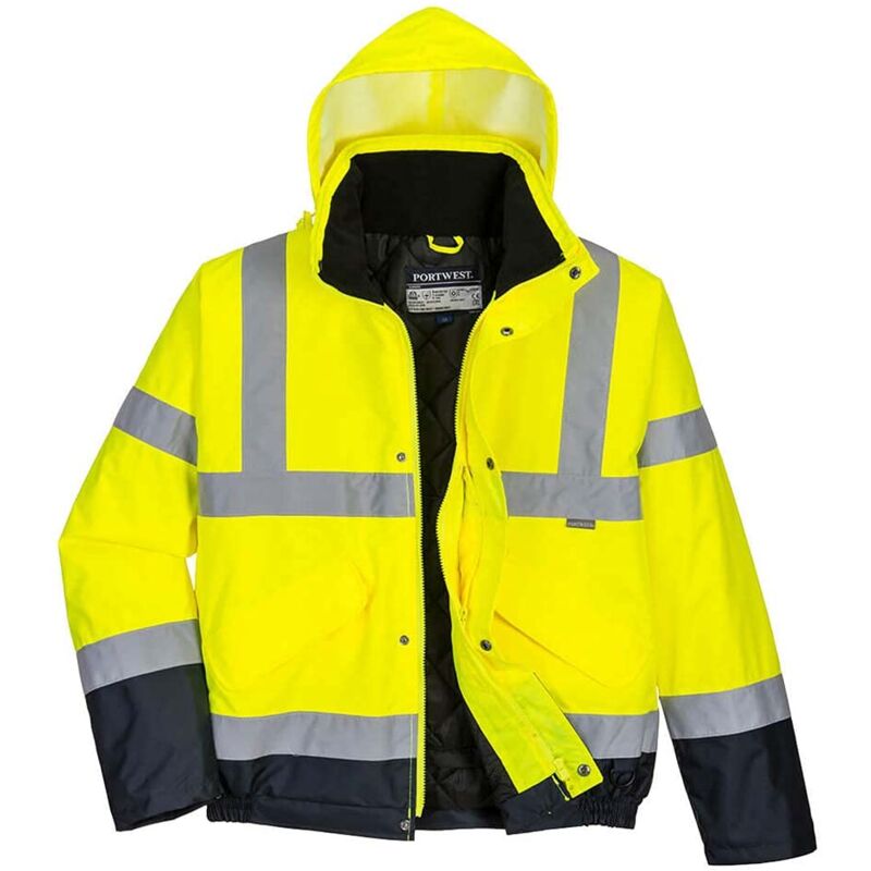 foto del prodotto portwest s266ynrxxl bomber bicolore ad alta visibilit , giallo blu navi, xxl