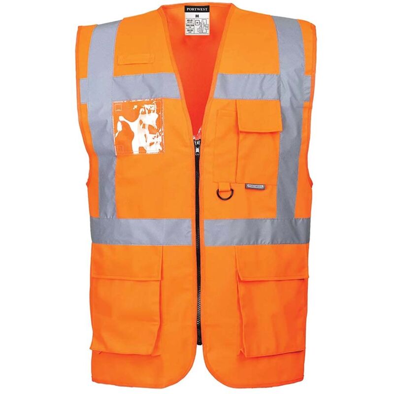 foto del prodotto portwest s476 gilet executive berlino, arancione, 4xl