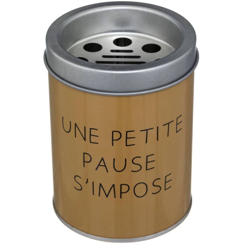 foto del prodotto posacenere in metallo messages d7,5 cm giallo atmosphera cr ateur d int rieur