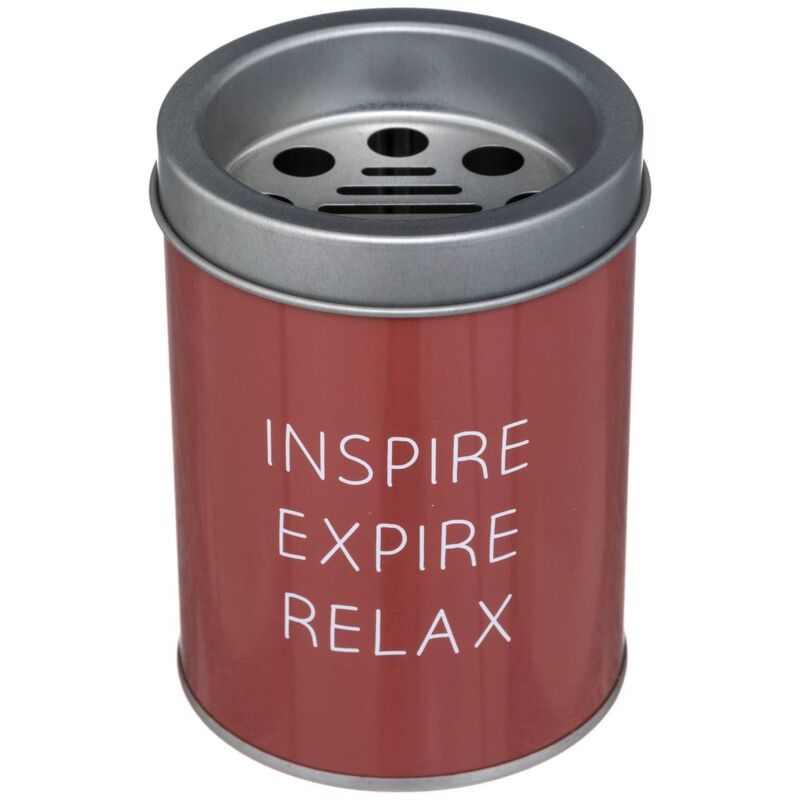 foto del prodotto posacenere in metallo messages d7,5 cm - rosso atmosphera cr ateur d'int rieur