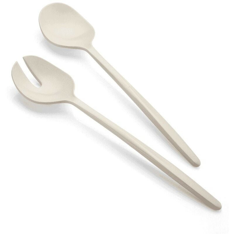 foto del prodotto posate insalata collezione tierra guzzini colore bianco