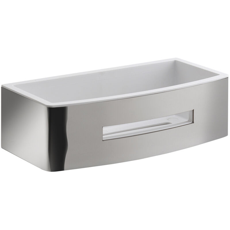 foto del prodotto poseidon porta oggetti doccia rettangolare cromato bianco codice prod 000077182300000 gedy