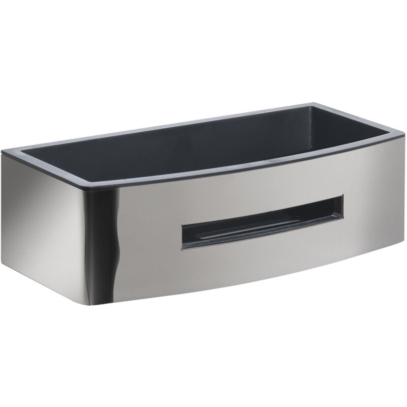 foto del prodotto poseidon porta oggetti doccia rettangolare cromato nero codice prod 000077184300000 gedy