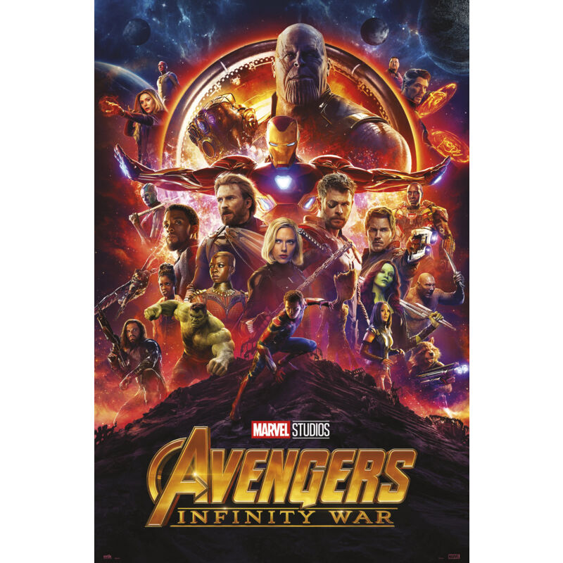 foto del prodotto poster avengers infinity war uno foglio