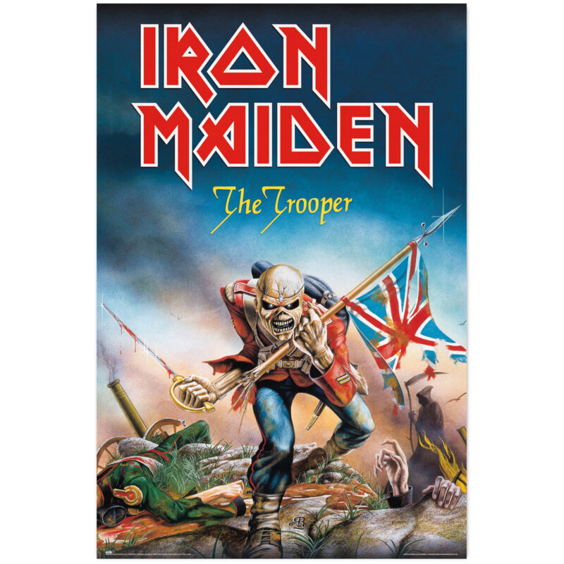 foto del prodotto poster iron maiden the trooper