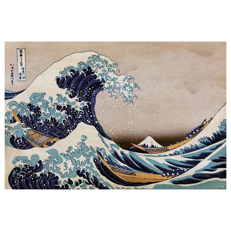 foto del prodotto poster la grande onda al largo di kanagawa