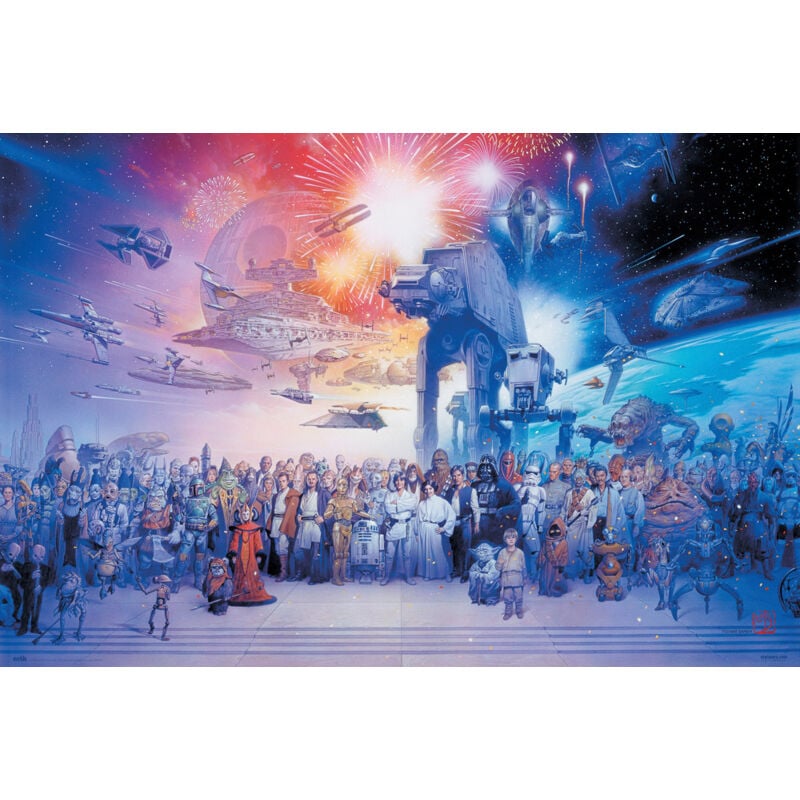 foto del prodotto poster star wars legacy personaggi