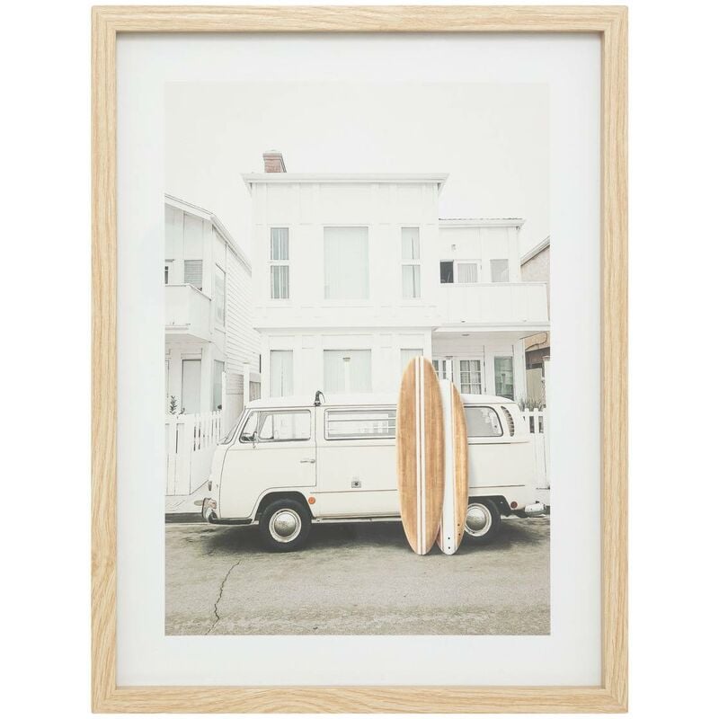 foto del prodotto poster surf vivien incorniciato 30x40cm bianco caldo atmosphera cr ateur d int rieur