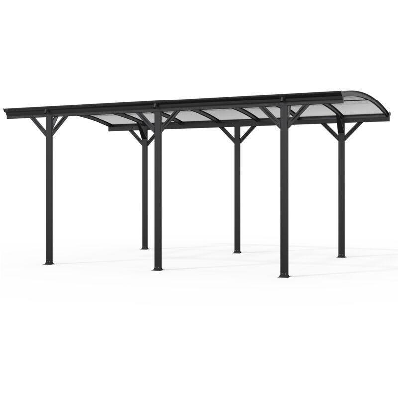 foto del prodotto posto auto coperto di design falo 505 x 300 cm antracite colore antracite home deluxe