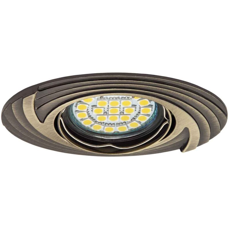 foto del prodotto posto integrato antique gu5.3 gu10 ip20 orientabile 30 giro