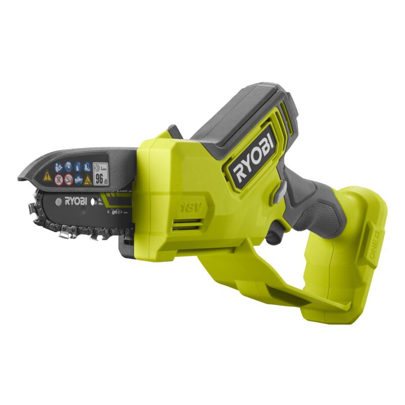 foto del prodotto potatore a catena a batteria ryobi ry18psx10a 0 barra 10 cm 18v, solo corpo macchina