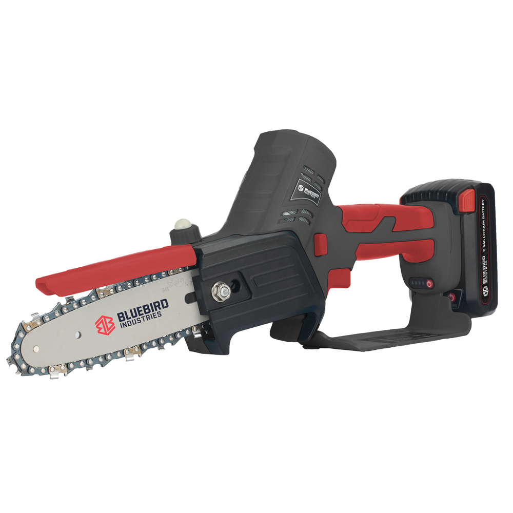 foto del prodotto potatore motosega elettrica a batteria 1 batteria 2.5ah + caricatore blue bird 888210