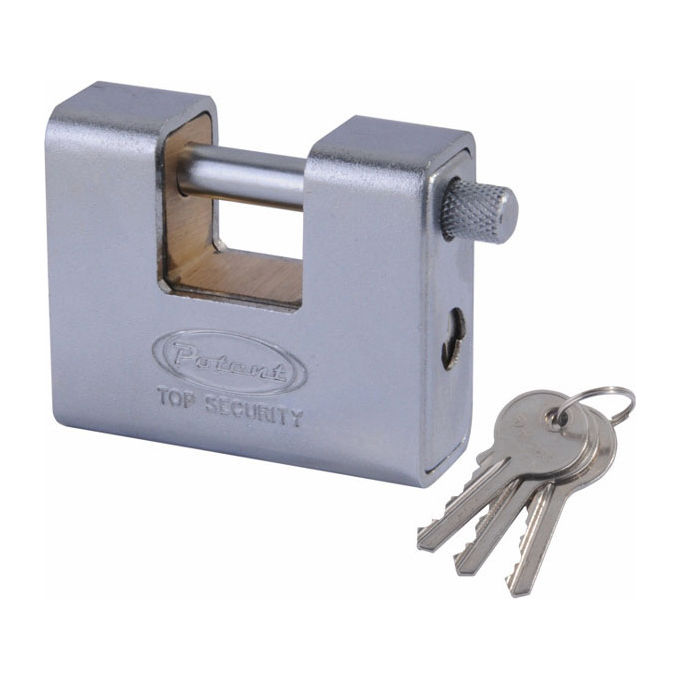 foto del prodotto potent lucchetto corazzato 90mm per serrande ka