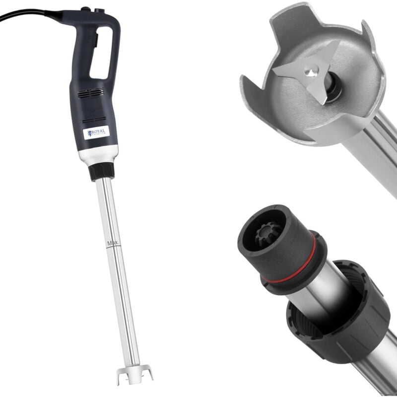 foto del prodotto potente frullatore robot portatile con braccio lungo 500 mm, 500 w, 230 v, royal catering