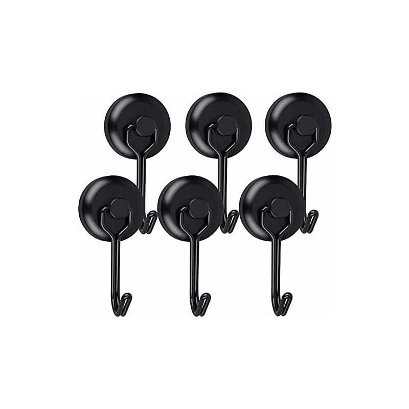 foto del prodotto potente gancio magnetico gancio magnetico frigo magnete girevole nero al neodimio gancio magnetico ganci magnetici per cucina strofinaccio tavoletta