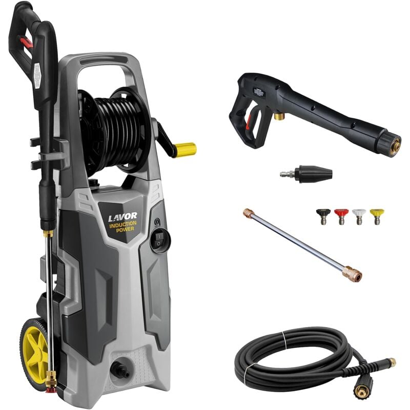 foto del prodotto potente idropulitrice cruiser 200 extreme con motore a induzione, pressione massima 200 bar, portata 300 l h max, 2300 watt lavor