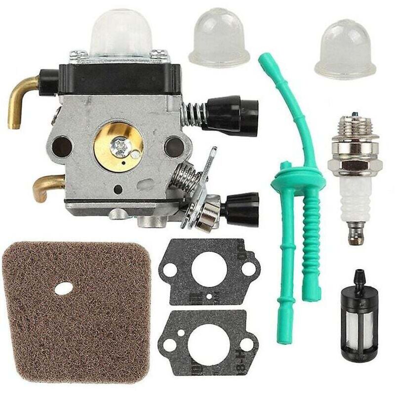 foto del prodotto potente kit carburatore per modelli stihl fs45 fs46 fs55 fc55 fs38 hs45 fs74 fs75 migliora le prestazioni del tuo utensile
