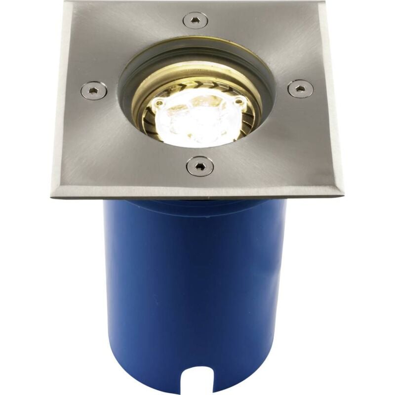 foto del prodotto potsdam 36853 apparecchio da incasso a terra led monocolore 7 w argento heitronic