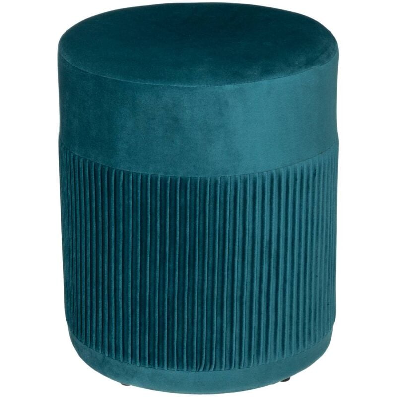 foto del prodotto pouf anatra nofy in velluto blu atmosphera cr ateur d int rieur