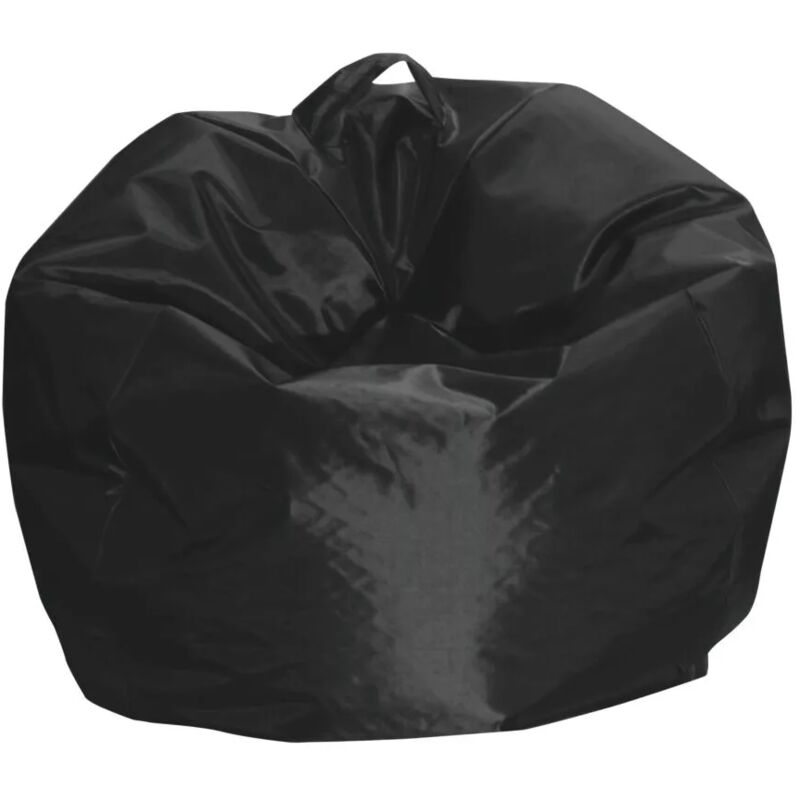 foto del prodotto pouf armonia comodone in nylon nero 65x65x62 cm