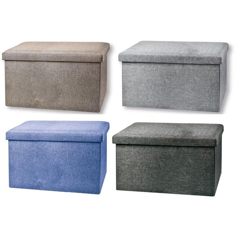 foto del prodotto pouf contenitore 76 x 38 x 38 cm canvas in colore assortito maury s