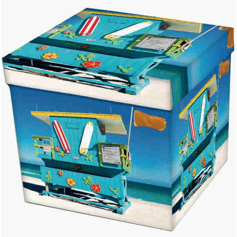 foto del prodotto pouf contenitore poggiapiedi miami beach