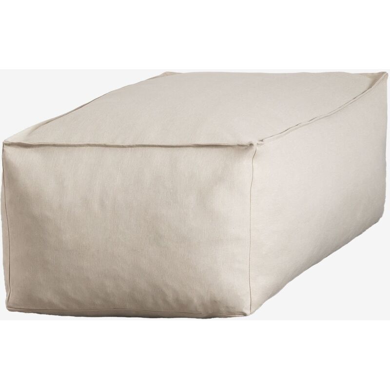 foto del prodotto pouf da giardino 110x65 cm in tessuto dojans sklum