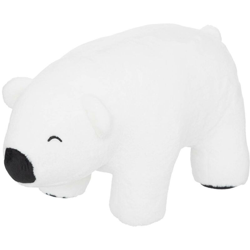 foto del prodotto pouf in legno orso polare 33x60cm bianco atmosphera cr ateur d int rieur