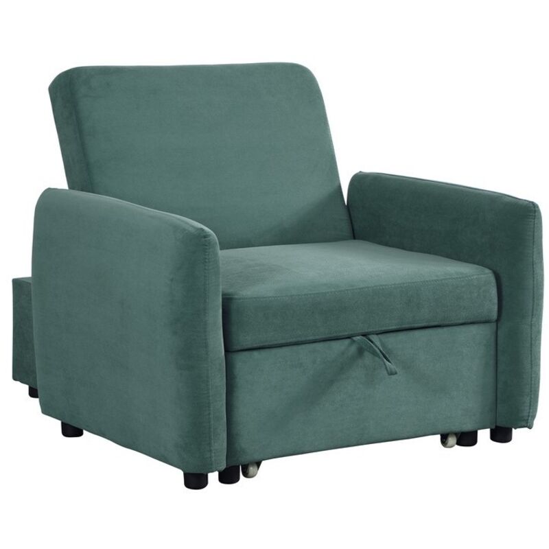 foto del prodotto pouf letto in tessuto 95x107x87cm oulida
