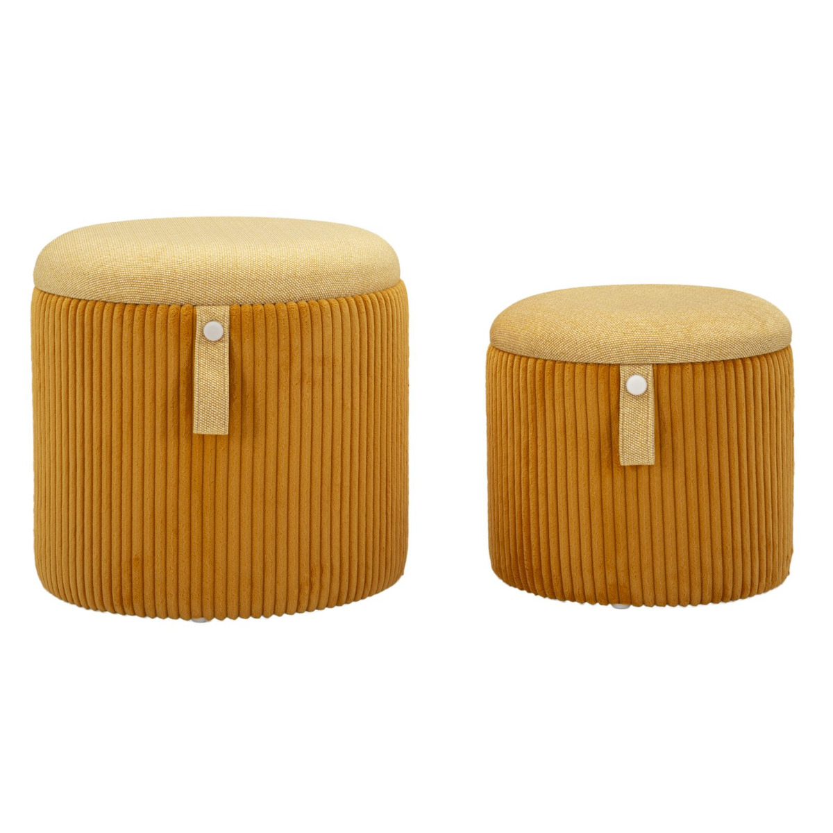 foto del prodotto pouf mf718, giallo, mdf, 38x38x38 cm, epikasa