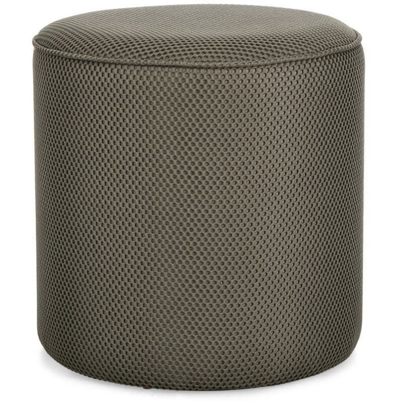 foto del prodotto pouf olesya struttura in mdf rivestimento in poliestere per interno verde scuro