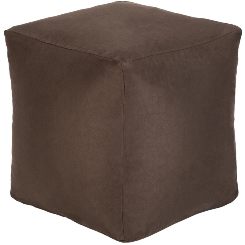 foto del prodotto pouf per soggiorno, pouf da interno a cubo per poggia gambe, seduta morbida 40x40 cm per adulti e bambini, pouf dal design ergonomico antracite