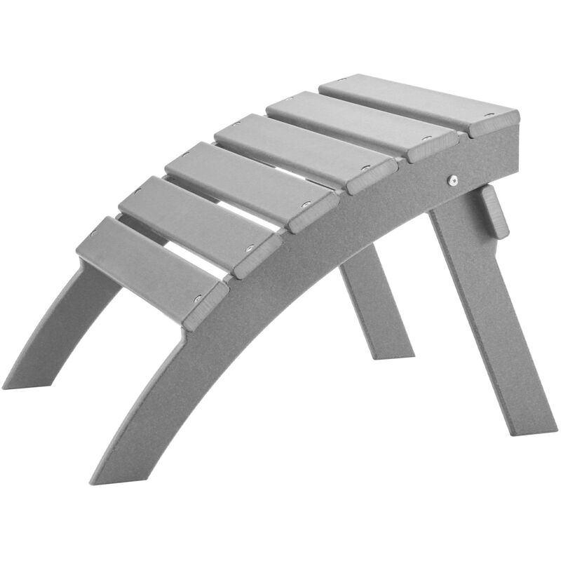 foto del prodotto pouf pieghevole adirondack 21,5l x 18,9w x 14,8h pollici hdpe, poggiapiedi resistente alle intemperie per sedia adirondack, ideale per veranda