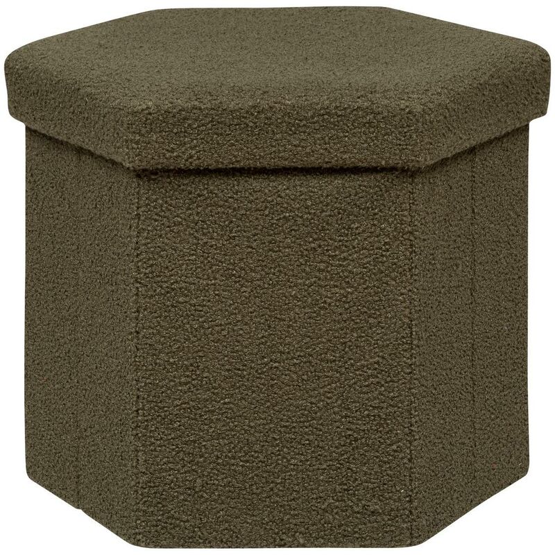 foto del prodotto pouf pieghevole jaiko in spugna verde kaki 40x38cm atmosphera cr ateur d int rieur