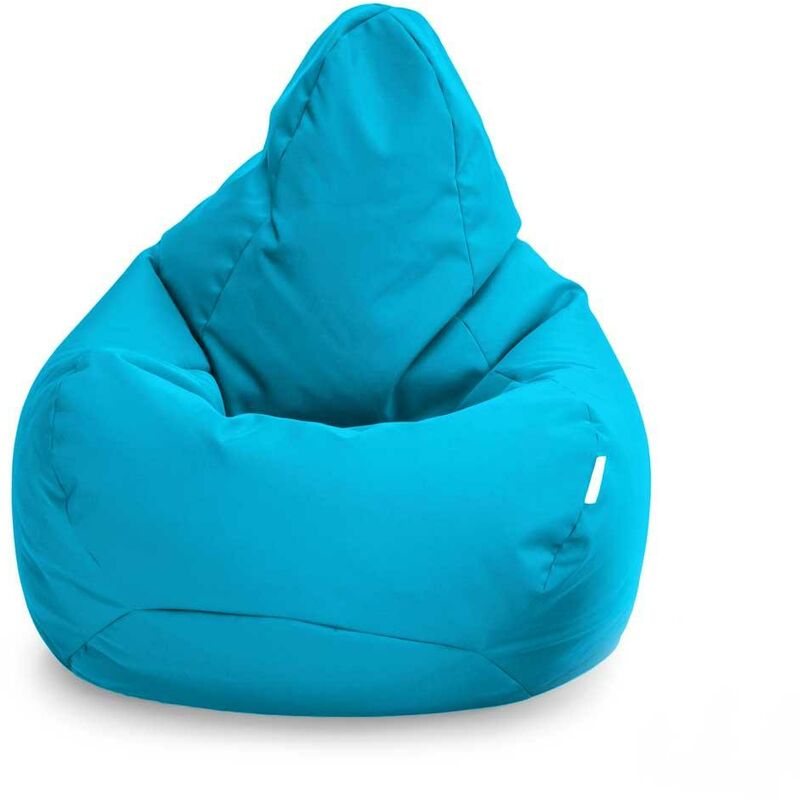 foto del prodotto pouf poltrona a sacco per soggiorno, pouf poltrona con schienale alto per il gioco, pouf a sacco resistente all acqua per interni ed esterni, pouf da
