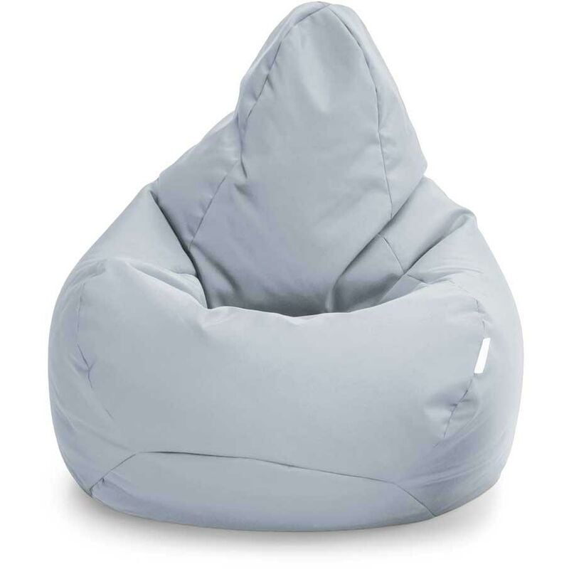 foto del prodotto pouf poltrona a sacco per soggiorno, pouf poltrona con schienale alto per il gioco, pouf a sacco resistente all acqua per interni ed esterni, pouf da