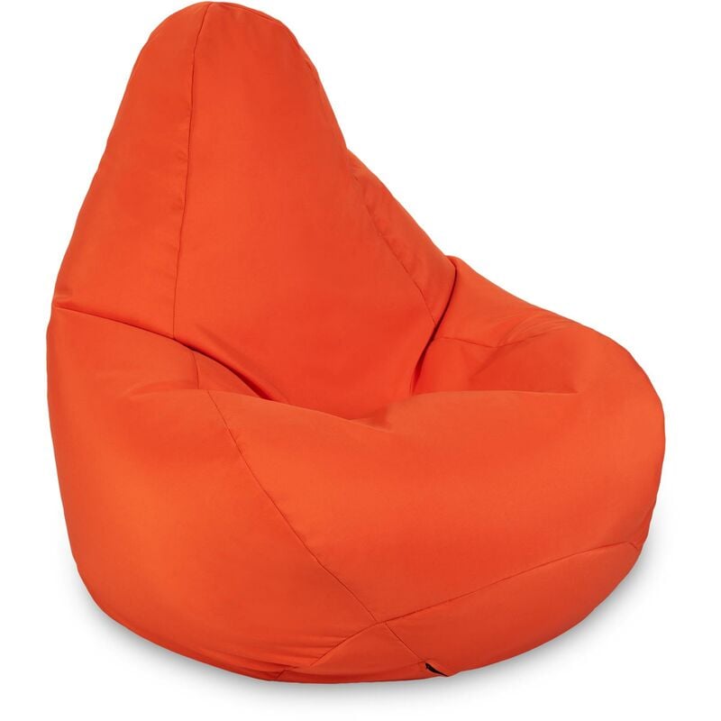 foto del prodotto pouf poltrona a sacco per soggiorno, pouf poltrona con schienale alto per il gioco, pouf a sacco resistente all acqua per interni ed esterni, pouf da