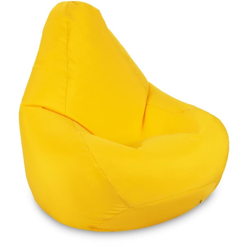 foto del prodotto pouf poltrona a sacco per soggiorno, pouf poltrona con schienale alto per il gioco, pouf a sacco resistente all acqua per interni ed esterni, pouf da