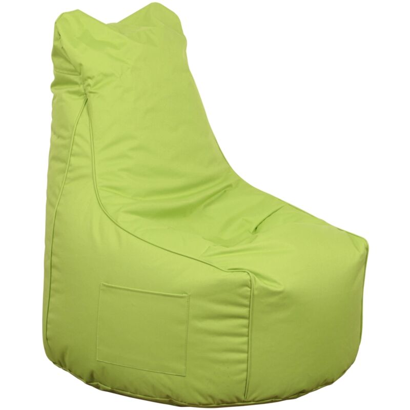 foto del prodotto pouf poltrona sacco layla verde 65x65x95 cm