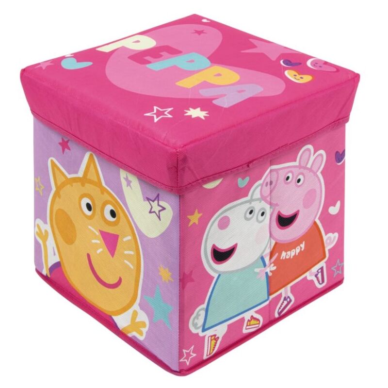 foto del prodotto pouf portagiochi peppa pig