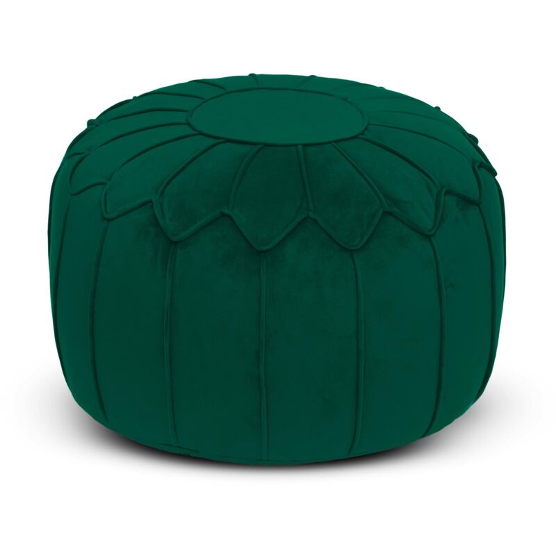 foto del prodotto pouf pouf per interni, pouf pouf di lusso per soggiorno, pouf in velluto 45x27 cm con imbottitura in perline, pouf da gioco per adulti foresta