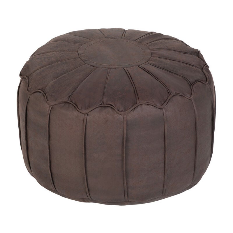 foto del prodotto pouf rotondo per soggiorno, poggiapiedi morbido in stile marocchino, pouf leggero con imbottitura, pouf decorativo per gioco per adulti e bambini